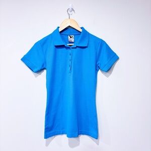 Turquoise polo shirt